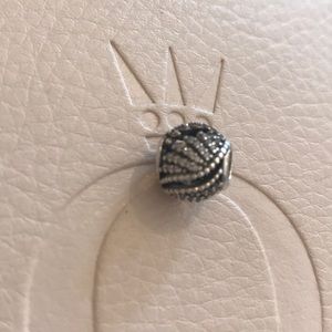 Pandora Feather CZ Charm